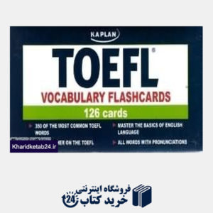 کتاب TOEFL Vocabulary Flashcards Kaplan 120 Cards