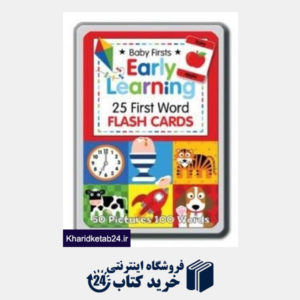 کتاب Early Learning 25 First Word Flash Cards